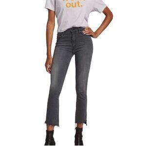 MOTHER Jeans Denim The Insider Crop Step Fray Jean Dancing In The Moonlight